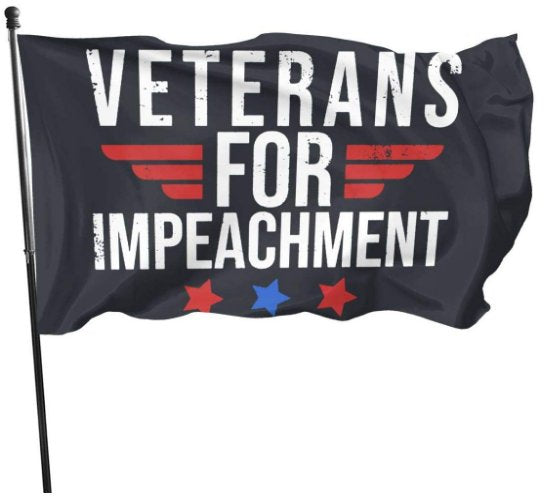 Veterans For Impeachment Flag 2020 Polyester Print 90 x 150cm Flag Banner