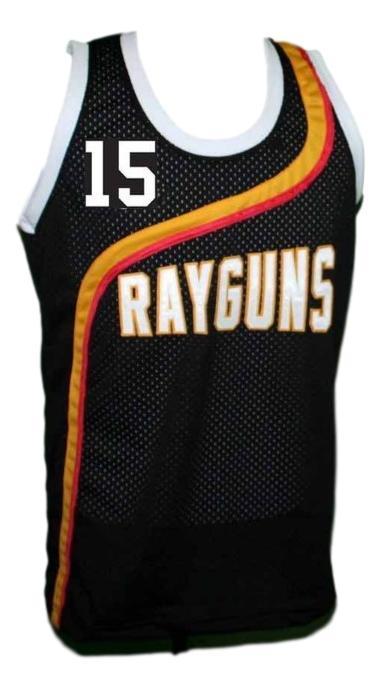 Vince Carter Jersey #15 Roswell Rayguns Basketball Sewn Black