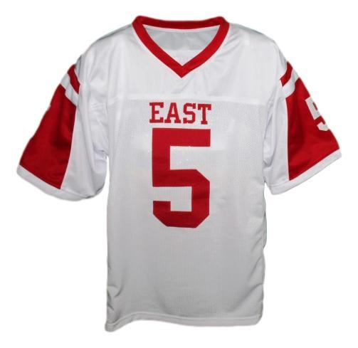 Vince Howard #5 East Dillon Lions Football Jersey White