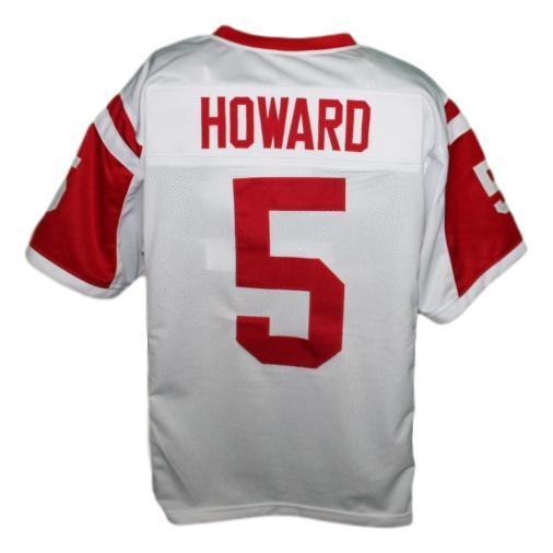 Vince Howard #5 East Dillon Lions Football Jersey White