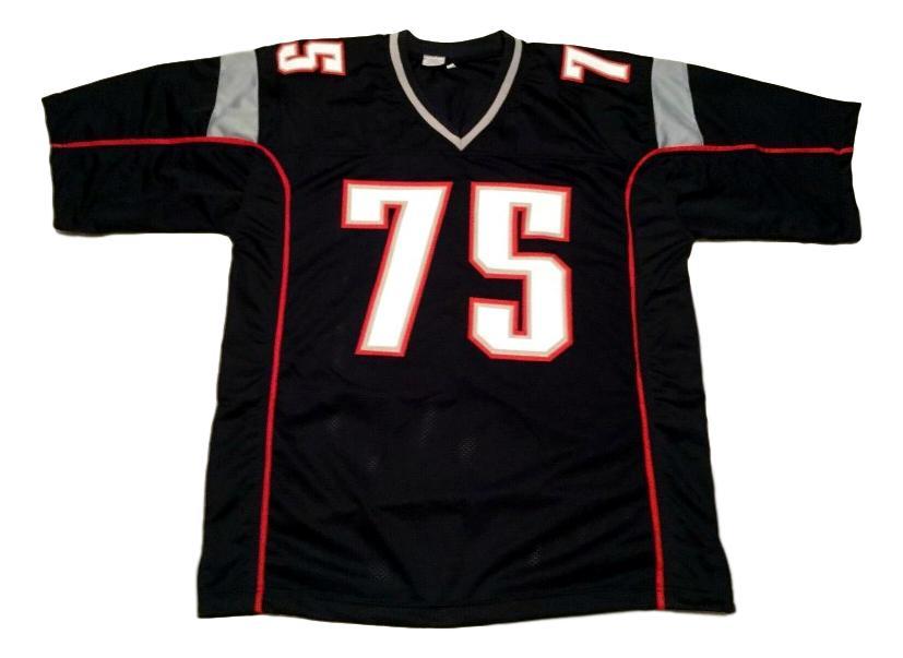 Vince Wilfork CUSTOM STITCHED Unsigned Football Jersey Blue