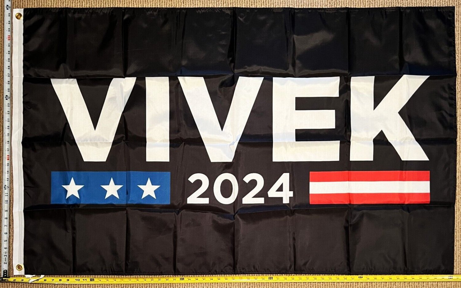 Vivek Ramaswamy Flag BMS 2024 Democrat Save America USA Sign 3x5'