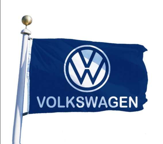 Volkswagen Vw Logo Car Flag Blue 3X5 Ft Polyester Banner USA 90x150cm