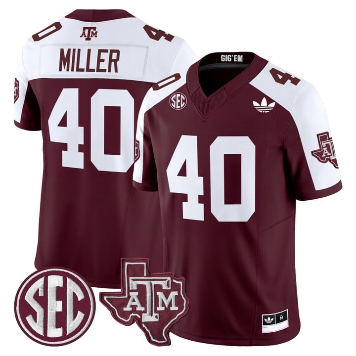 Von Miller Jersey #40 Texas A&M Aggies 2025 Vapor V2 Stitched
