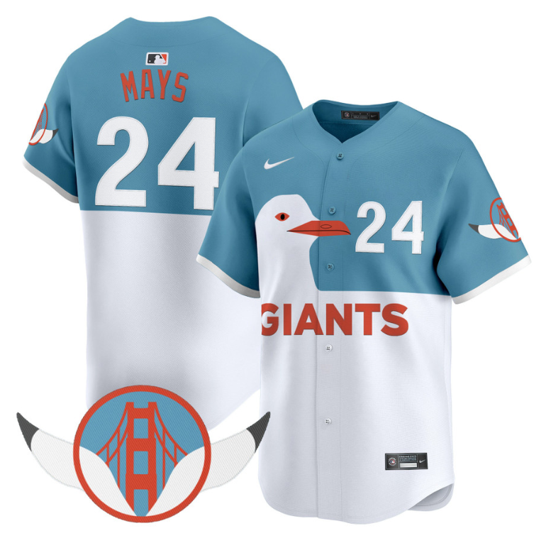 Willie Mays Jersey #24 San Francisco Giants Seagull 2025 Vapor Premier Limited Stitched