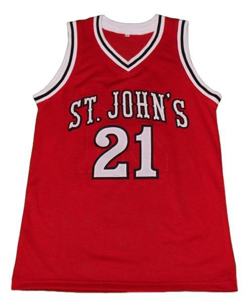 Walter Berry Jersey #21 St John's Basketball Sewn Red