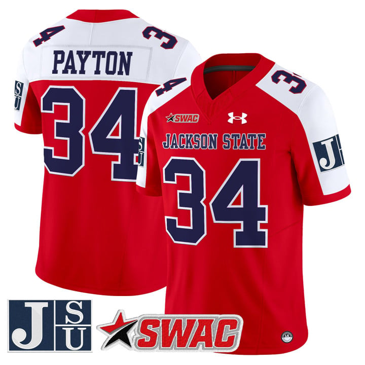 Walter Payton Jersey #34 Jackson State Tigers 2025 Limited Stitched