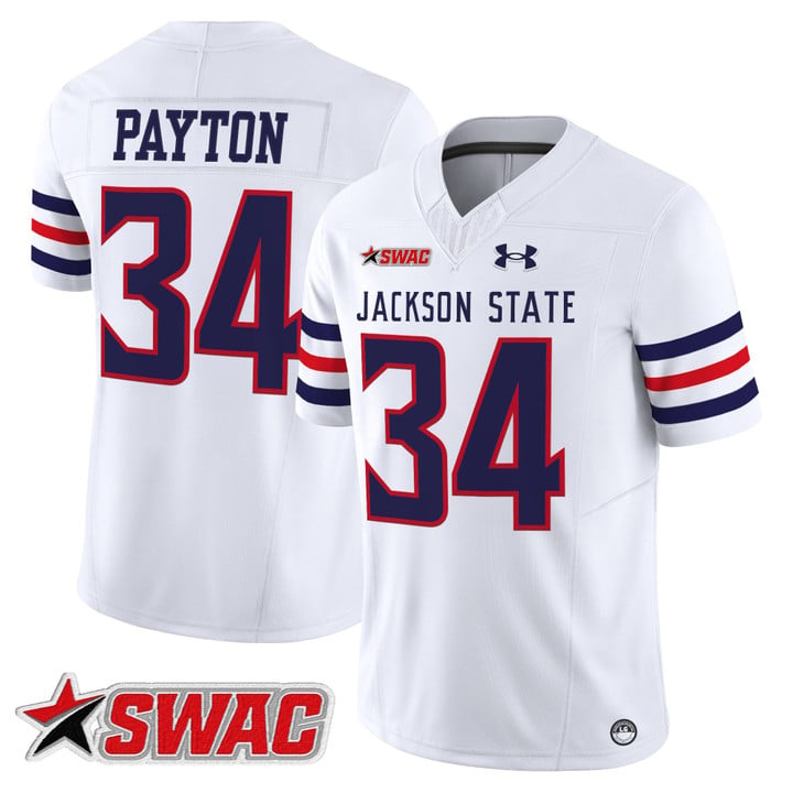 Walter Payton Jersey #34 Jackson State Tigers 2025 Limited Stitched