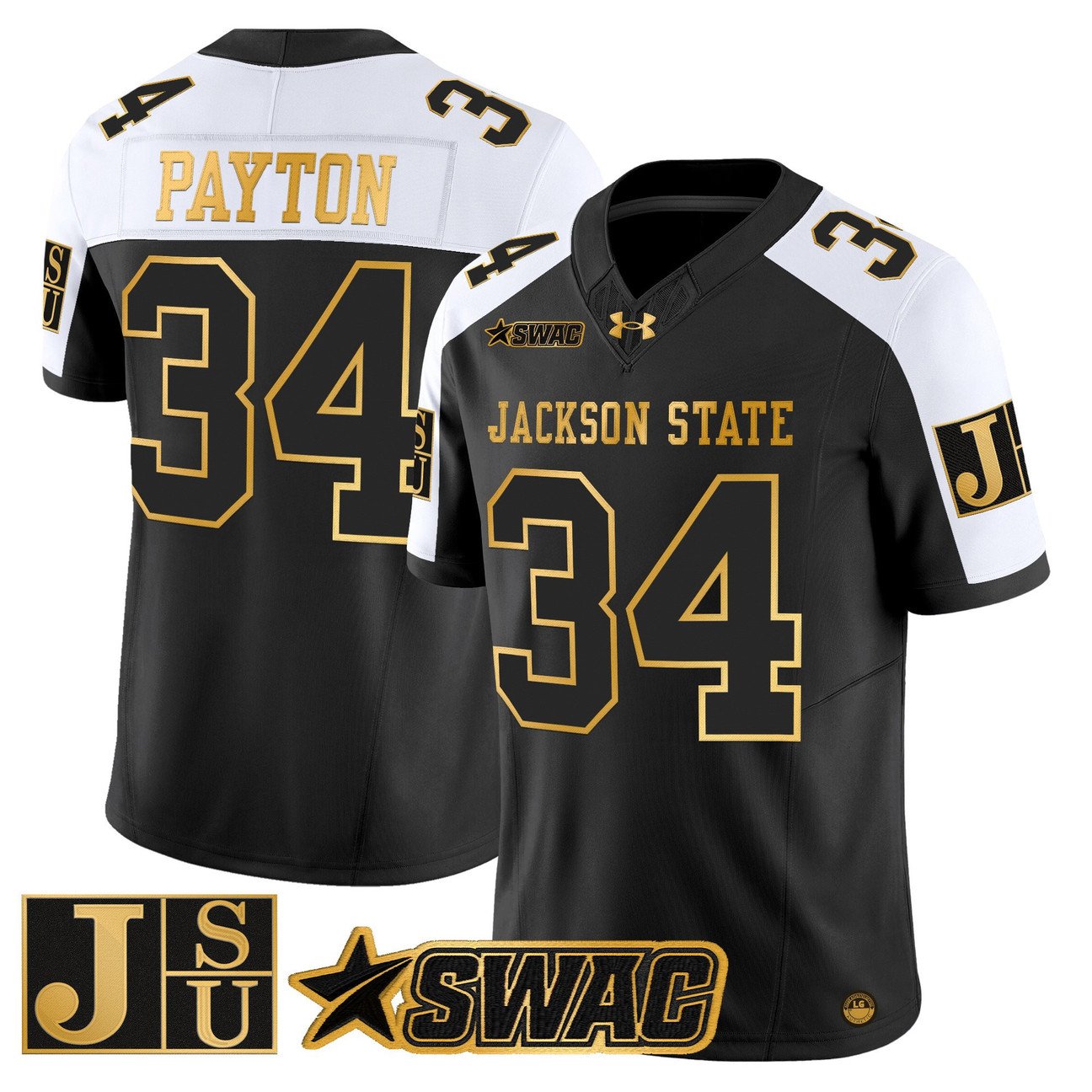 Walter Payton Jersey #34 Jackson State Tigers 2025 Vapor Stitched