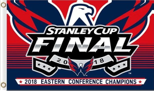 Washington Capitals 2018 Stanley Cup Champions Team Flag 3X5Ft Polyester Digital Print Banner USA
