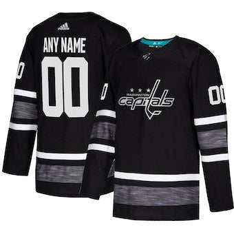Washington Capitals Black 2019 NHL All-Star Game Parley  Custom Jersey