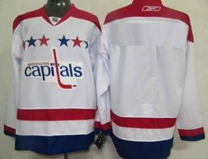 Washington Capitals Customized 2011 White Winter Classic Jersey