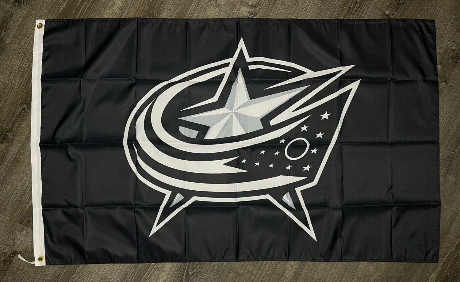 Washington Capitals Logo Flag 3x5 ft Hockey Sports Black Banner Man-Cave