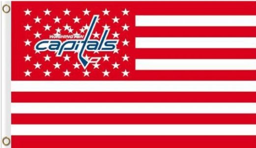 Washington Capitals Star Flag 3X5Ft Polyester Digital Print Banner USA