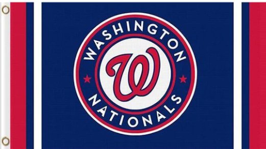 Washington Nationals Custom Flag 3X5Ft Banner USA Polyester with Brass Grommets