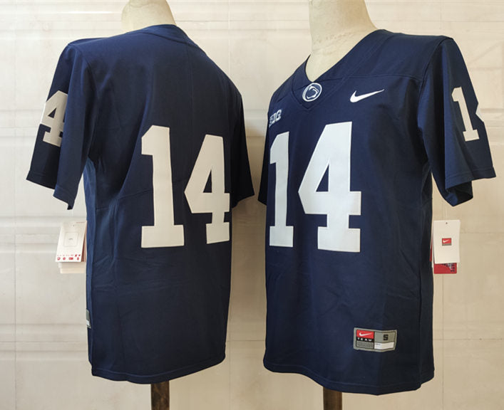 Washington State Cougars #14 Cougar No Name NCAA Football Jersey Blue