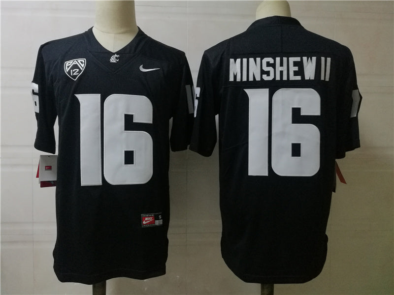 Washington State Cougars #16 Minshew College Football Jersey