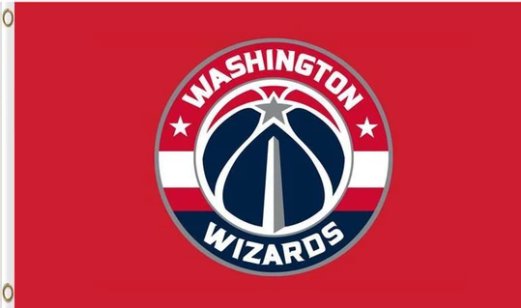 Washington Wizards Custom Flag 3X5Ft Polyester Banner USA Digital Print