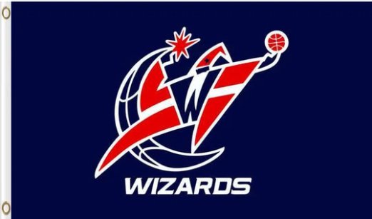 Washington Wizards Team Flag 3X5Ft Polyester Banner USA Digital Print