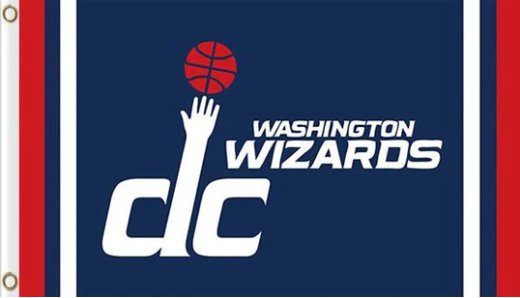Washington Wizards Team US Flag 3X5Ft Polyester Banner USA Digital Print