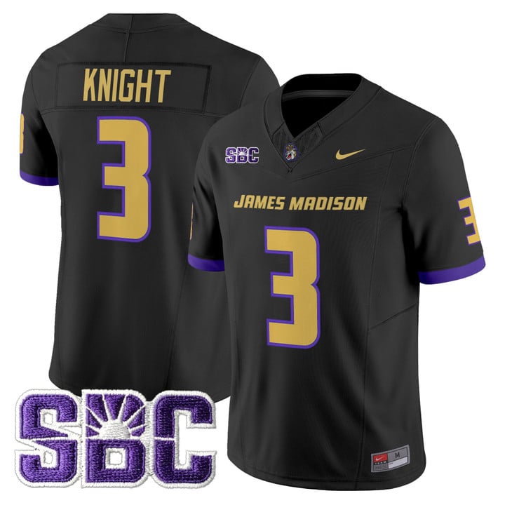 Wayne Knight Jersey #3 James Madison Dukes 2025 Vapor Limited Stitched