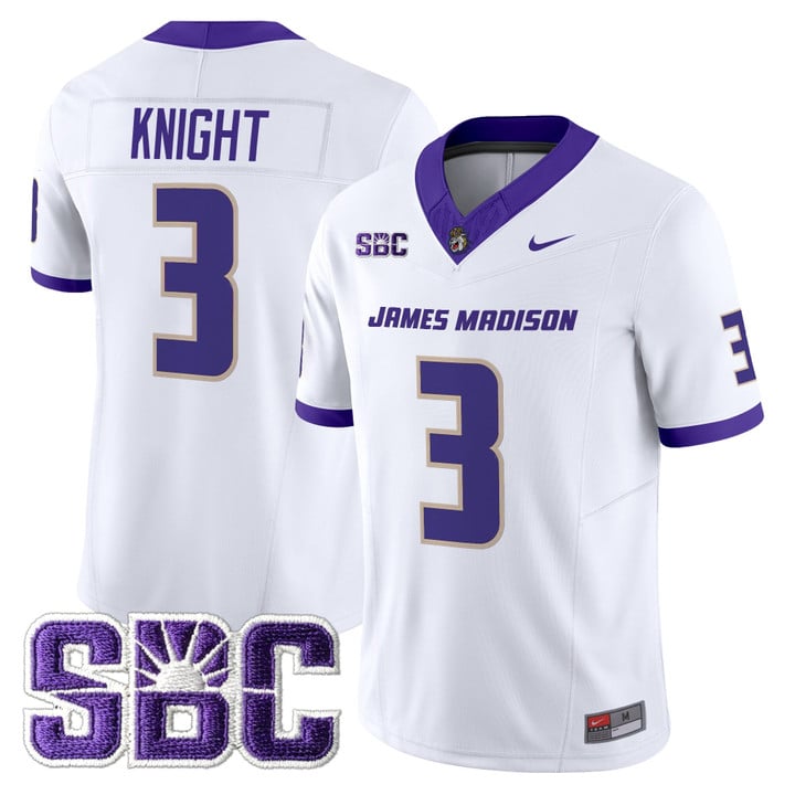 Wayne Knight Jersey #3 James Madison Dukes 2025 Vapor Limited Stitched
