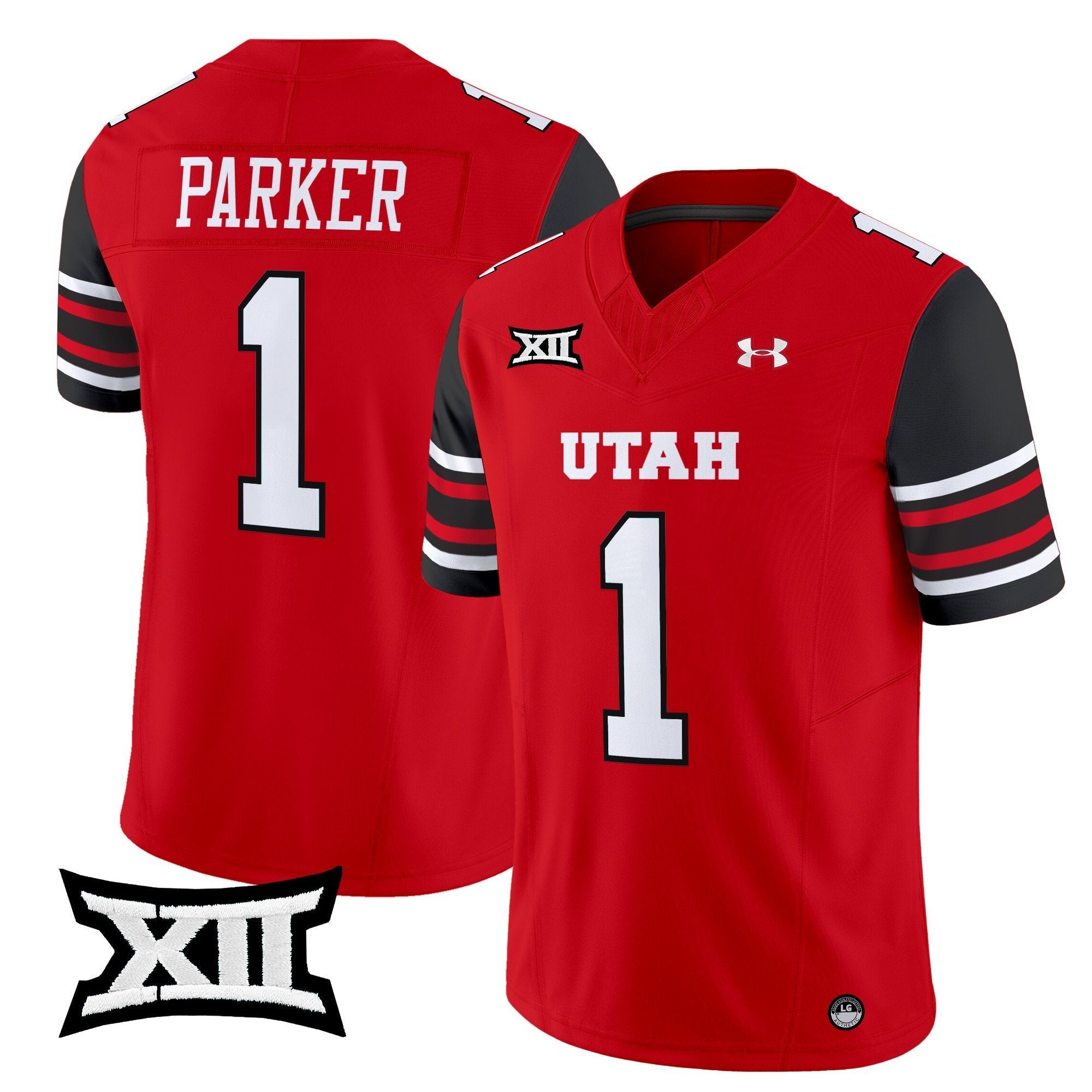 Wayshawn Parker Jersey #1 Utah Utes 2025 Vapor Limited Stitched Red