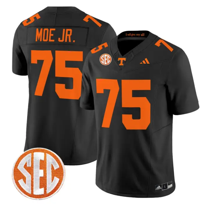 Wendell Moe Jr Jersey #75 Tennessee Vols 2026 Vapor Limited Stitched