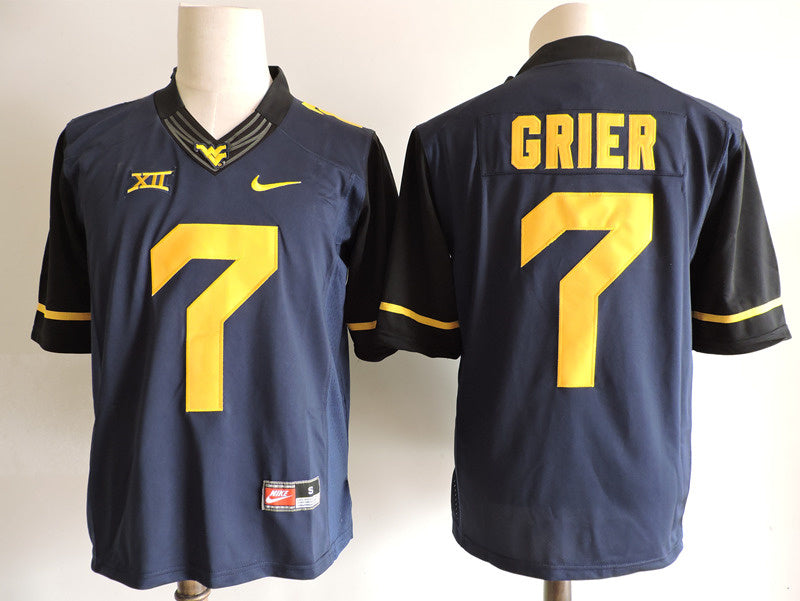 West Virginia Mountaineers #7 Will Grier College Football Jersey