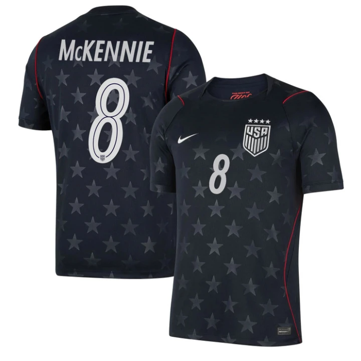 Weston McKennie Jersey #8 USMNT 2026 World Cup Match Stitched Stars Soccer