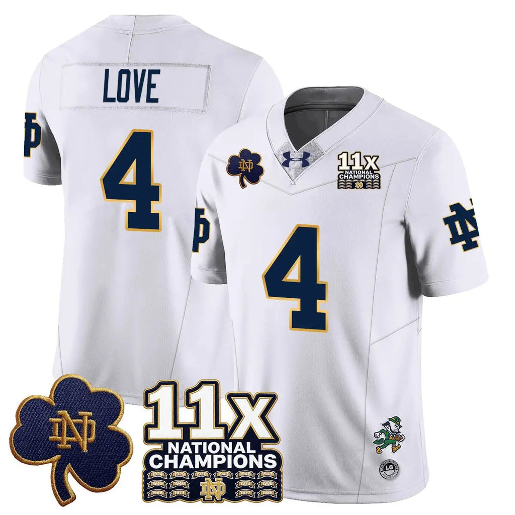 Men Notre Dame 11x-Time Football National Champions Vapor Limited Jersey