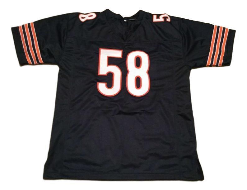 Wilber Marshall CUSTOM STITCHED Unsigned Football Jersey Blue