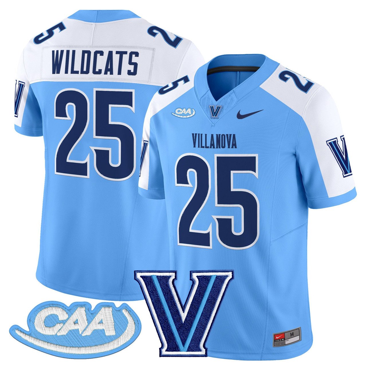 Wildcats Jersey #25 Villanova Wildcats 2025 Vapor Limited Stitched