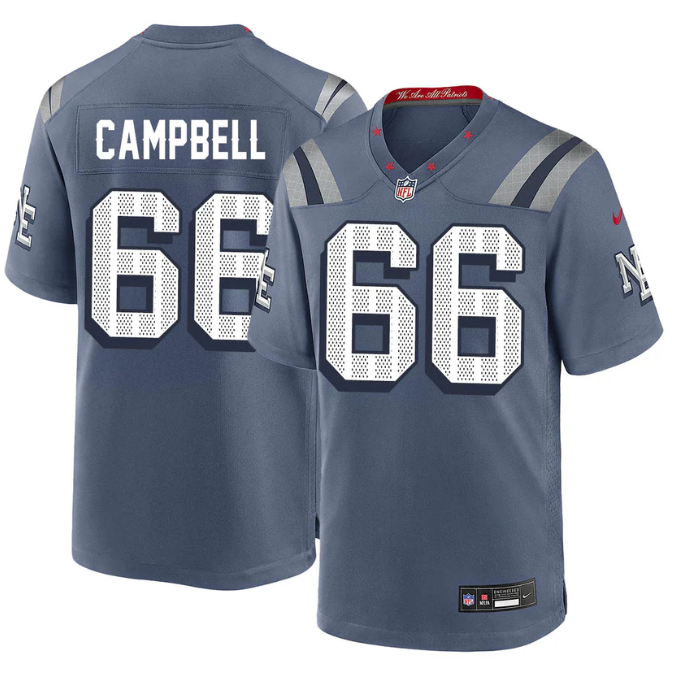 Will Campbell Jersey #66 F.U.S.E. Football Limited Rivalry Series All Stitched