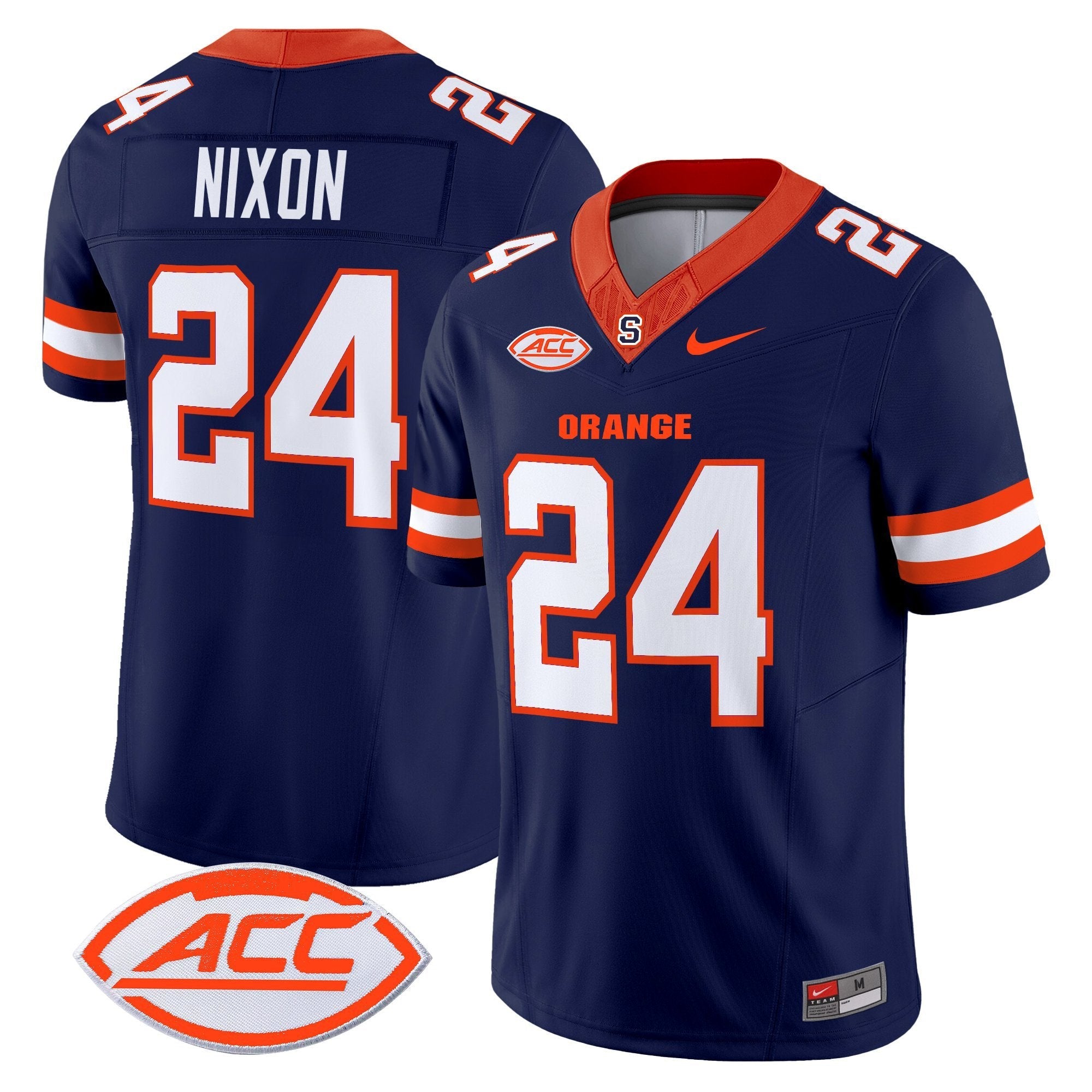 Will Nixon Jersey #24 Syracuse Orange 2025 Limited Stitched Navy