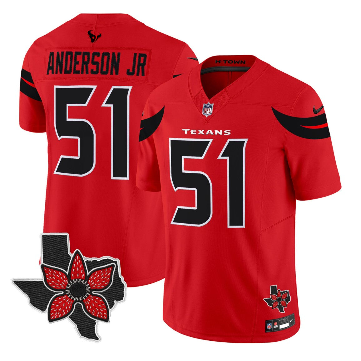 Will Anderson Jr Jersey #51 Stranger Things Edition Vapor Limited Stitched