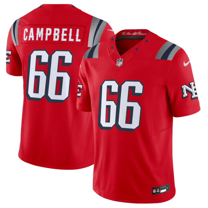 Will Campbell Jersey #66 Rivalries 2025 Vapor Limited Stitched