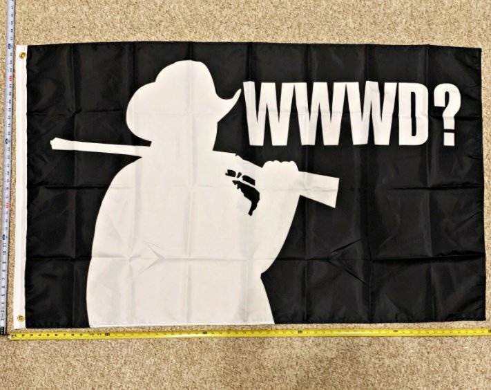 Willie Nelson Flag What Would Willie Do USA Vet Sign Poster 3x5Ft