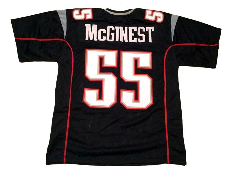 Willie McGinest CUSTOM STITCHED Unsigned Football Jersey Blue