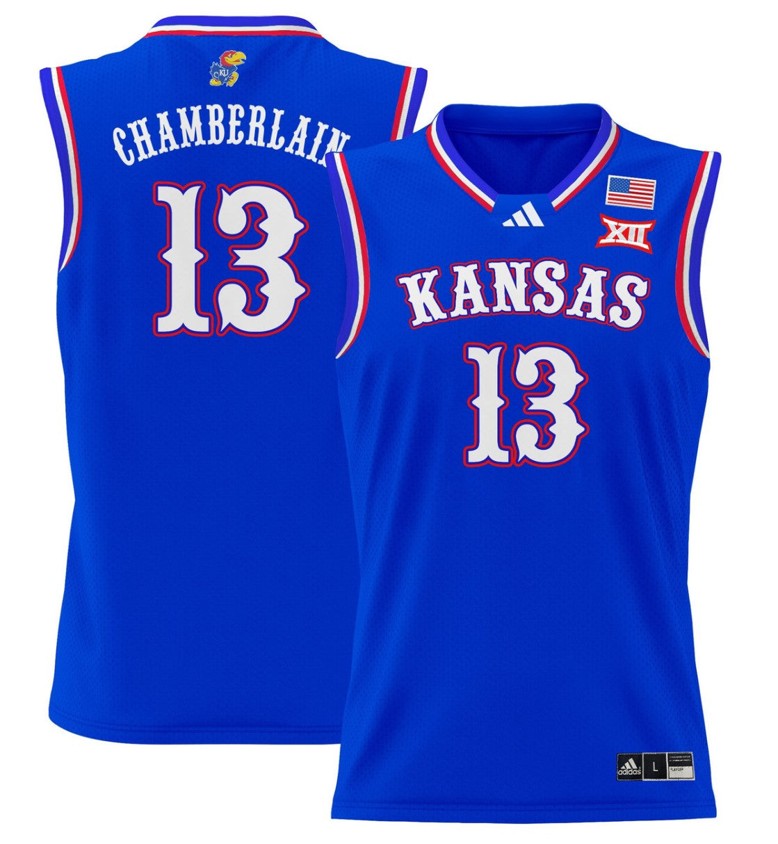 Wilt Chamberlain Jersey #13 Kansas Jayhawks 2024 Lightweight Basketball Royal