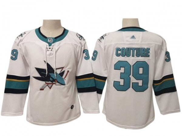 Women San Jose Sharks #39 Logan Couture Jersey -White