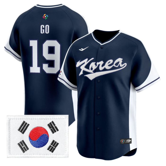 Woo-Suk Go Jersey #19 Team Korea 2026 World Baseball Classic Stitched