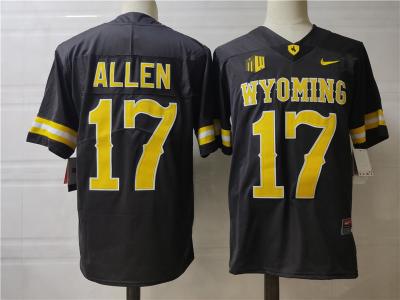 Wyoming Cowboys #17 Josh Allen College Football Jersey