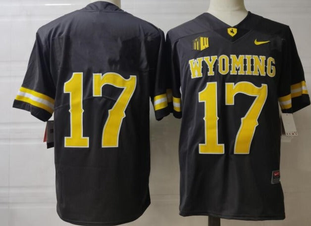 Wyoming Cowboys #17 Josh Allen No Name College Football Jersey