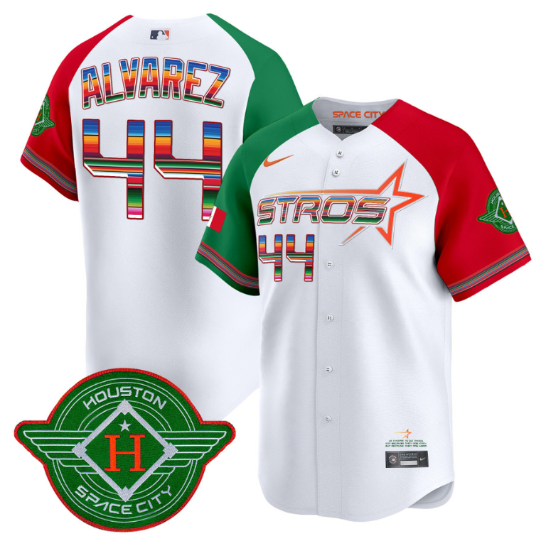 Yordan Álvarez Jersey #44 Astros 2025 City Connect Mexico Vapor Premier Limited Stitched Alternate
