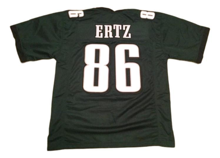 Zach Ertz CUSTOM STITCHED Unsigned Football Jersey Green
