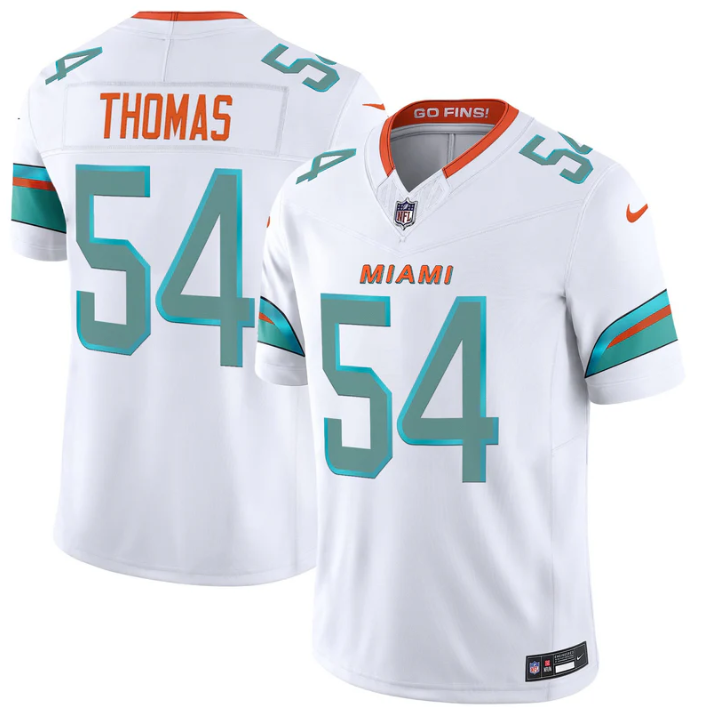 Zach Thomas Jersey #54 Rivalries 2025 Vapor Limited Stitched
