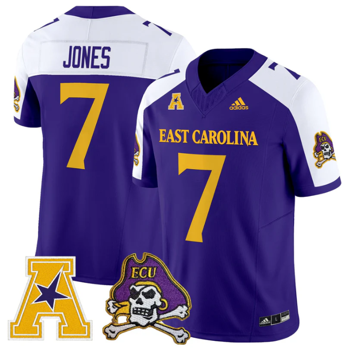 Zay Jones Jersey #7 East Carolina Pirates 2025 Vapor Limited Stitched