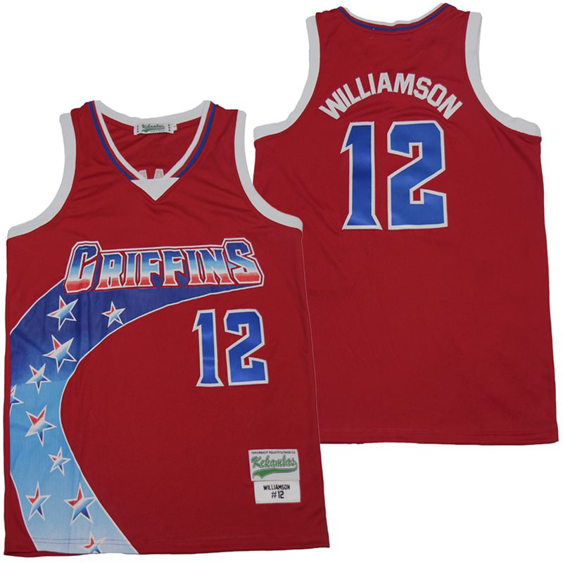 Zion Williamson #12 Alternate Movie Basketball Jersey