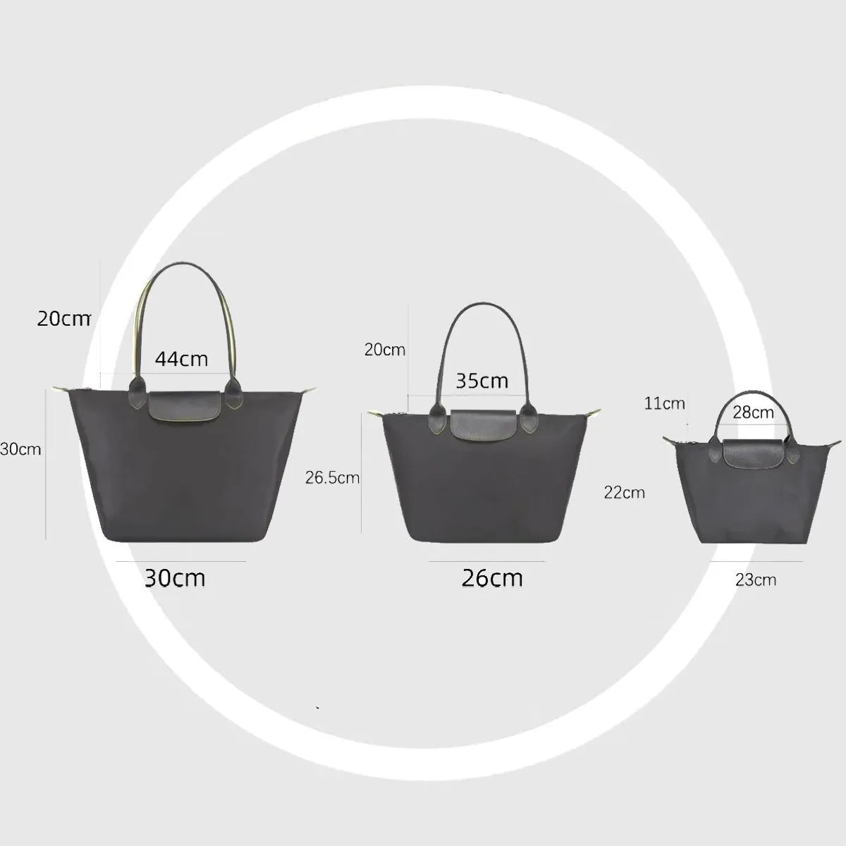 Luxury Designer Crossbody Bag Women’s Large Nylon Shoulder Tote Handbag